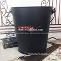 firepalce Heat insulation coal buckets metal coal buckets with wooden handle